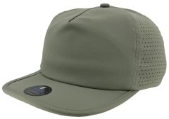 ZAPPED HEADWEAR - 5 Panel Medium Profile Crushable Hat - Titan